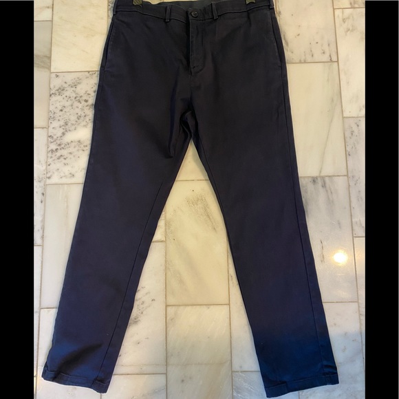 Hill City Everyday Pant Navy 34x30 Slim Fit - Picture 2 of 6